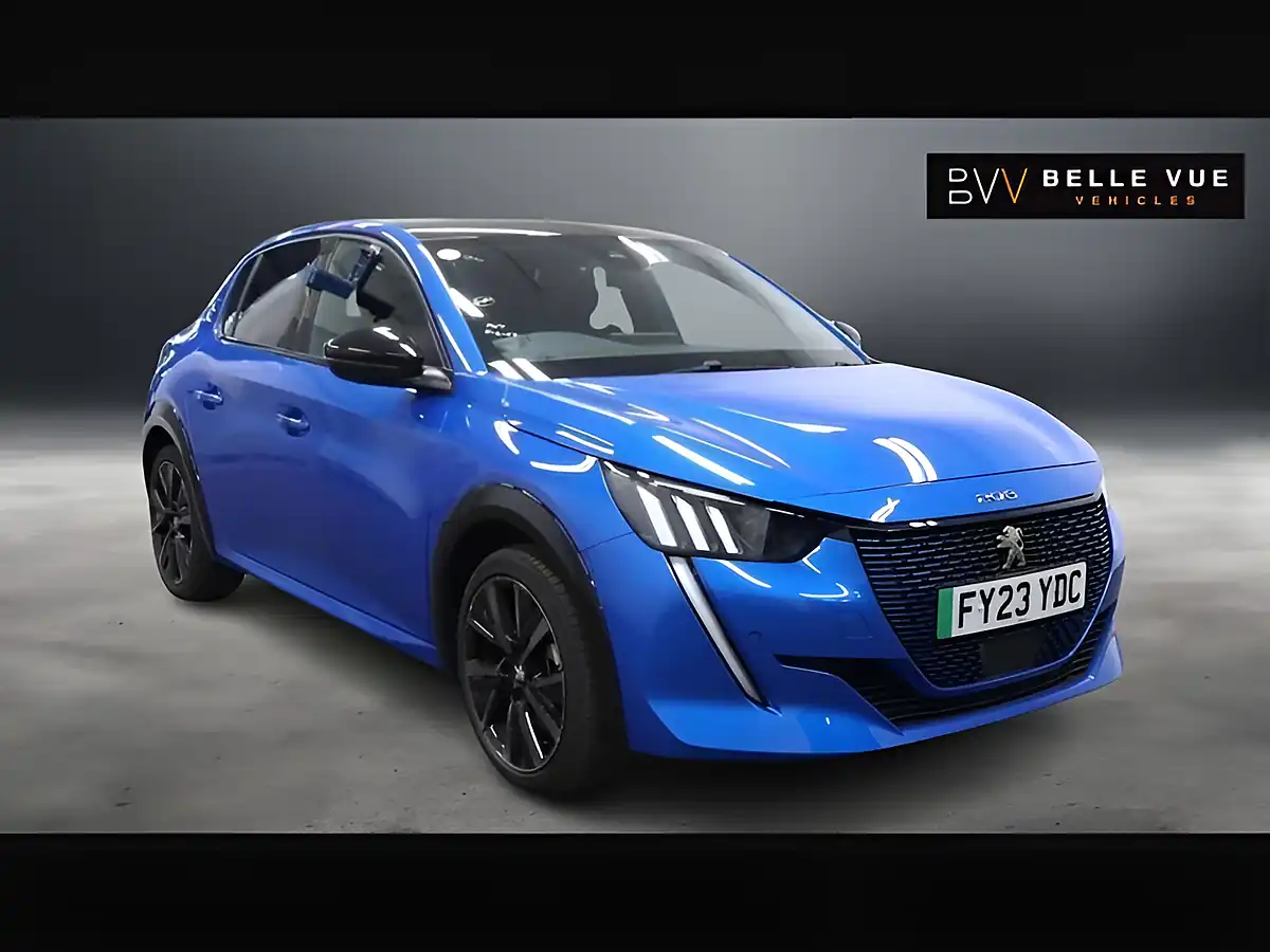 Used 2023 Peugeot 208 GT Vertigo Blue - Front View