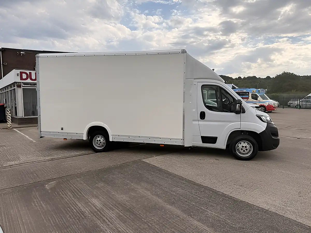 Used 2023 Peugeot Boxer 335 335 4.5 Meter Lwb Low Loader Luton White - Interior and Exterior details 2