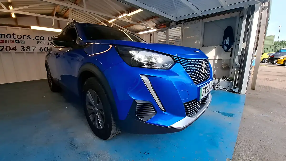 Used 2023 Peugeot E-2008 Active Premium+ Blue - Interior and Exterior details 14