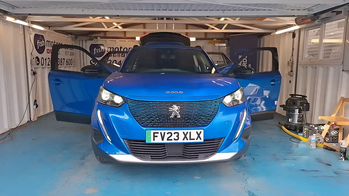 Used 2023 Peugeot E-2008 Active Premium+ Blue - Interior and Exterior details 17