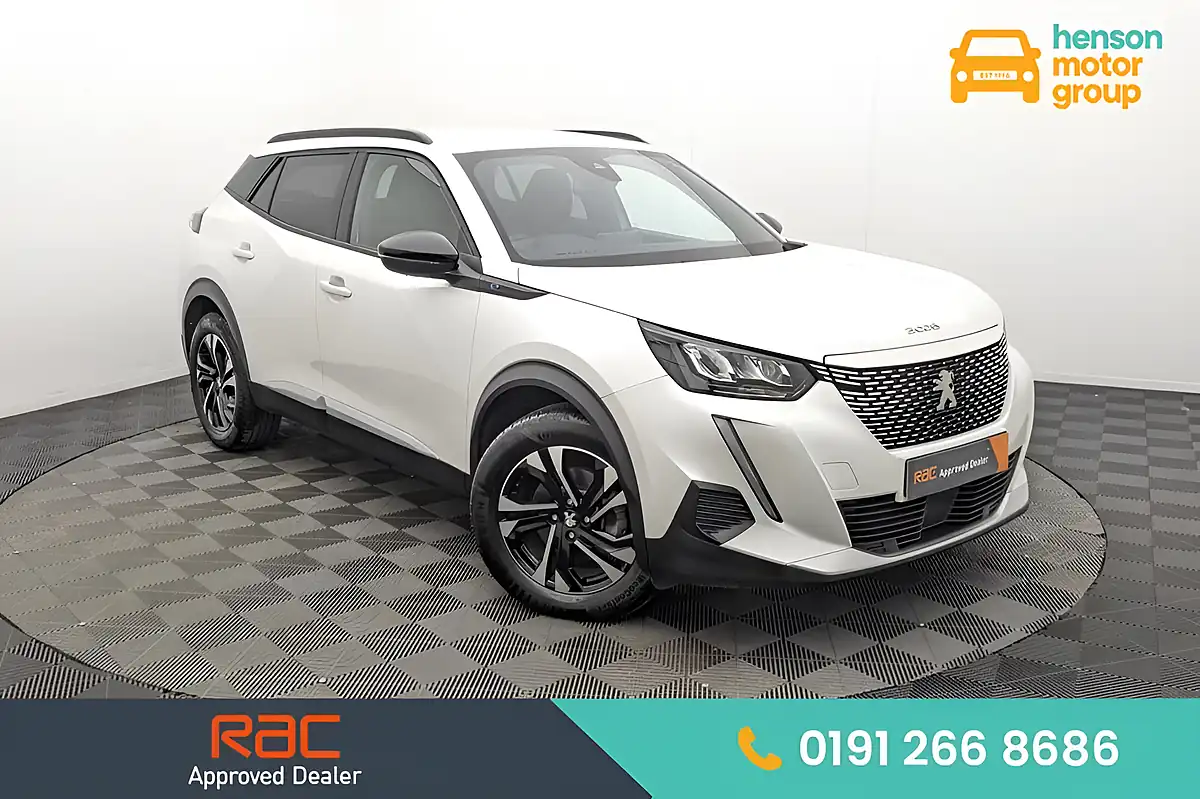 Used 2023 Peugeot E-2008 Allure Premium + Pearlescent White - Front View
