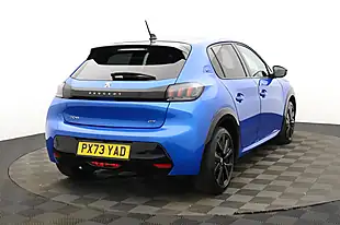 Used 2023 Peugeot E-208 GT Blue - Interior and Exterior details 4