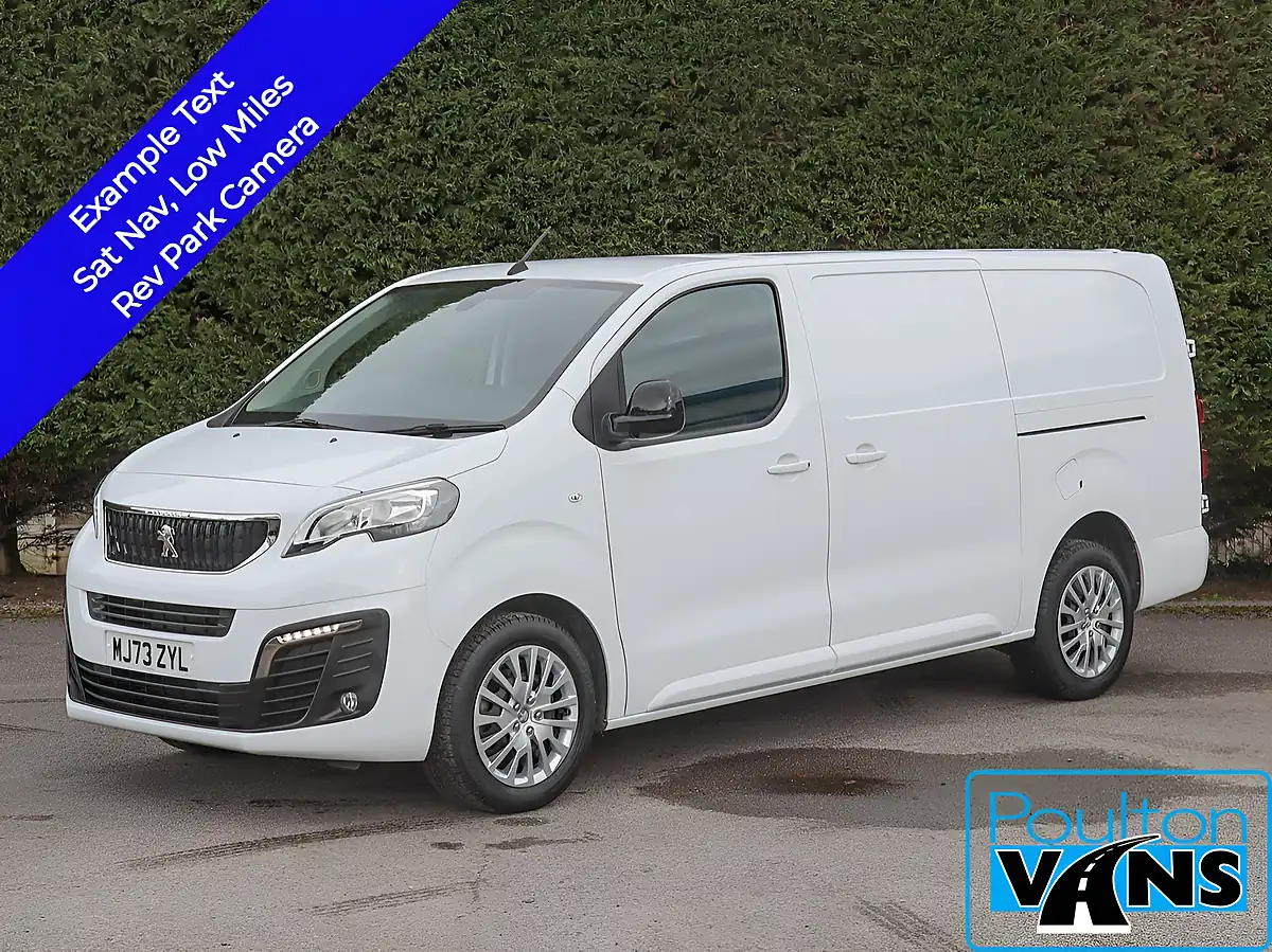 Used 2023 Peugeot Expert 1000 Asphalt Premium + White - Front View