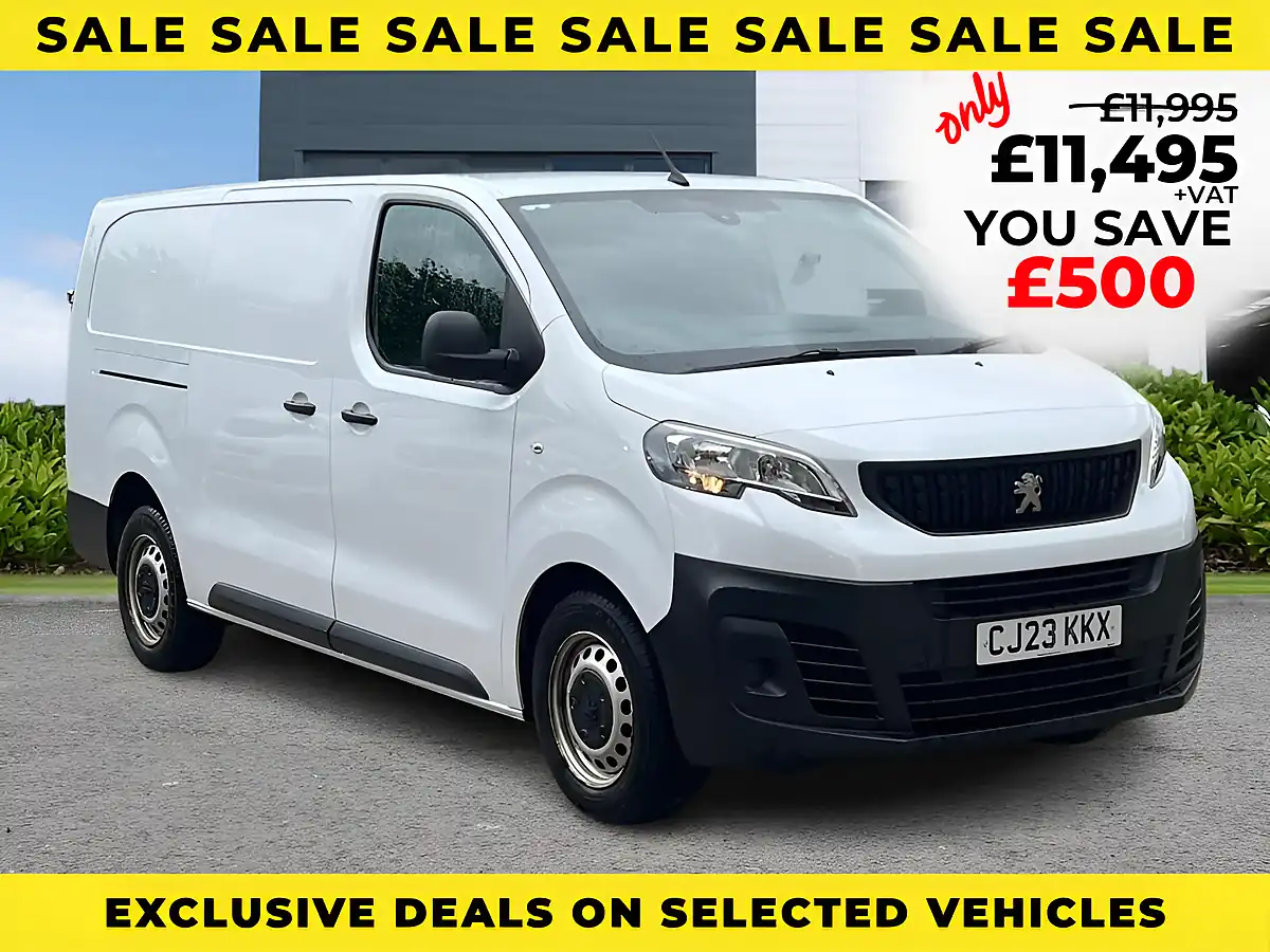 Used 2023 Peugeot Expert Professional Premium + Ice White - Front View