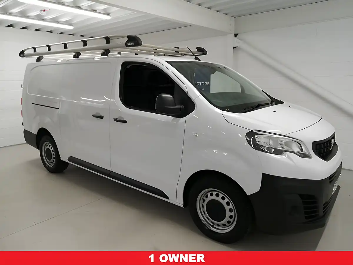 Used 2023 Peugeot Expert Professional Premium Long Panel Van White - Front View