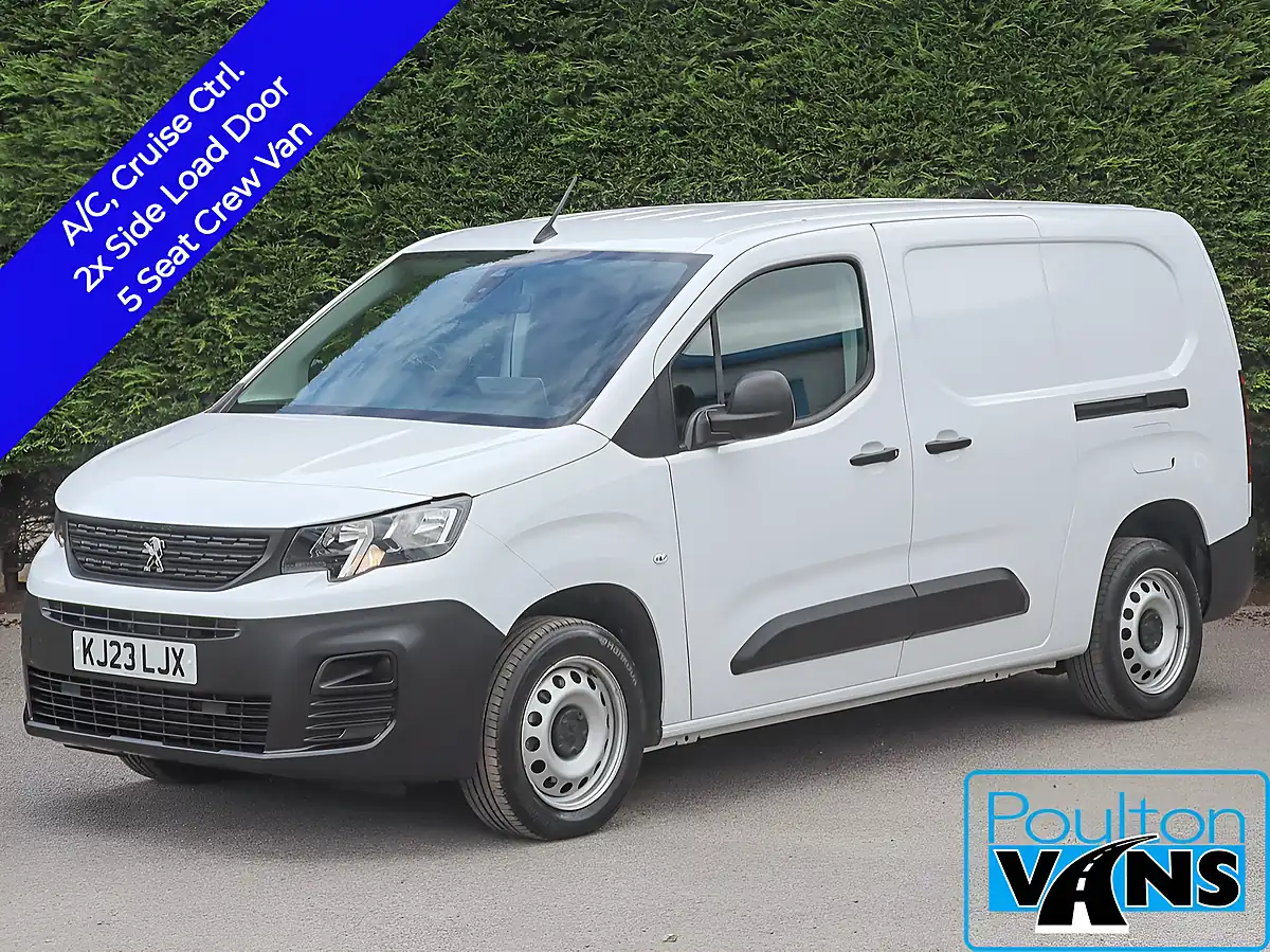 Used 2023 Peugeot Partner 850 Profesional Premium+ Long L2 Ice White - Front View