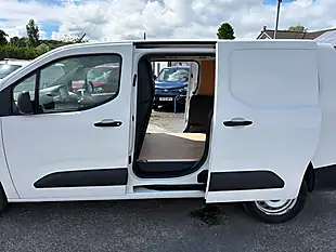 Used 2023 Peugeot Partner Professional Premium + Long Panel Van White - Interior and Exterior details 11