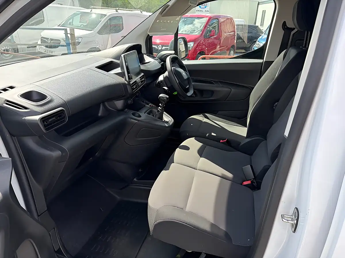 Used 2023 Peugeot Partner Professional Premium + Long Panel Van White - Interior and Exterior details 13