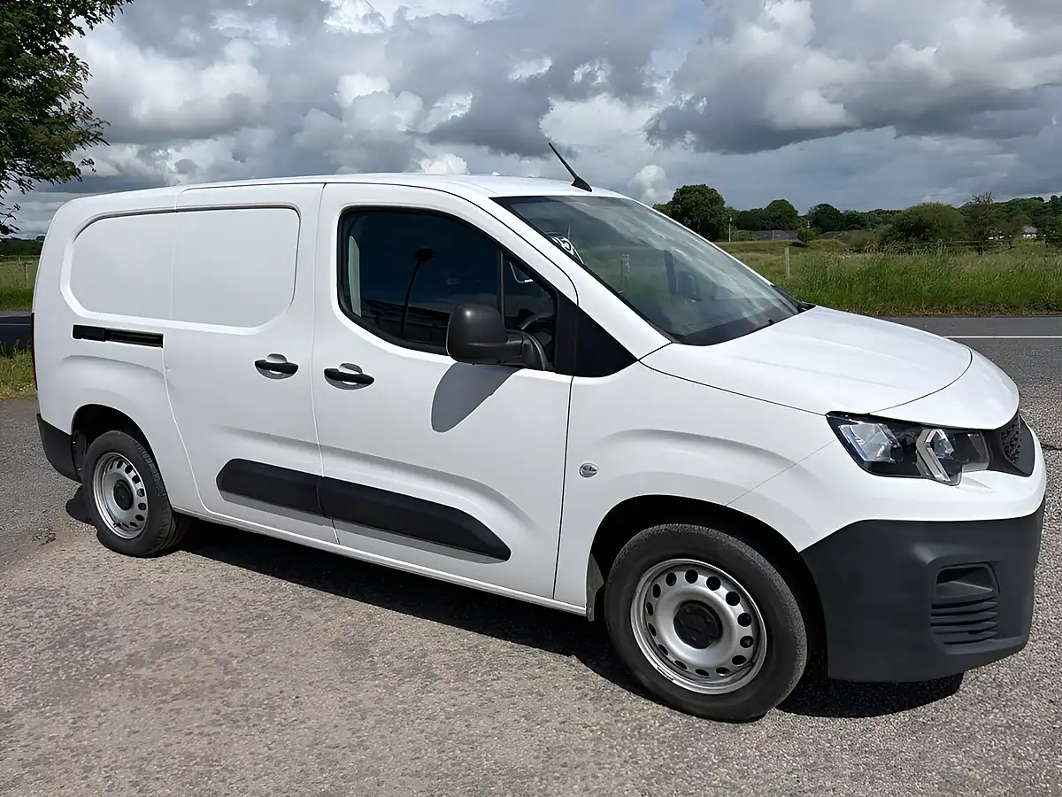 Used 2023 Peugeot Partner Professional Premium + Long Panel Van White - Interior and Exterior details 2