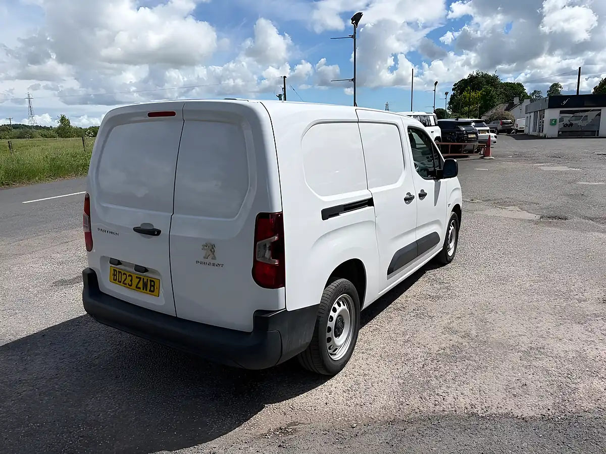 Used 2023 Peugeot Partner Professional Premium + Long Panel Van White - Interior and Exterior details 4