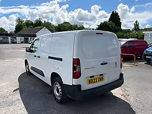 Used 2023 Peugeot Partner Professional Premium + Long Panel Van White - Interior and Exterior details 6