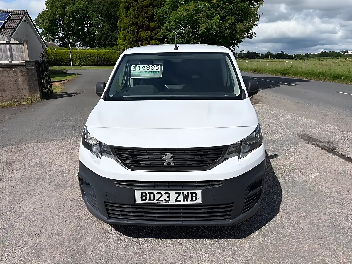 Used 2023 Peugeot Partner Professional Premium + Long Panel Van White - Interior and Exterior details 9