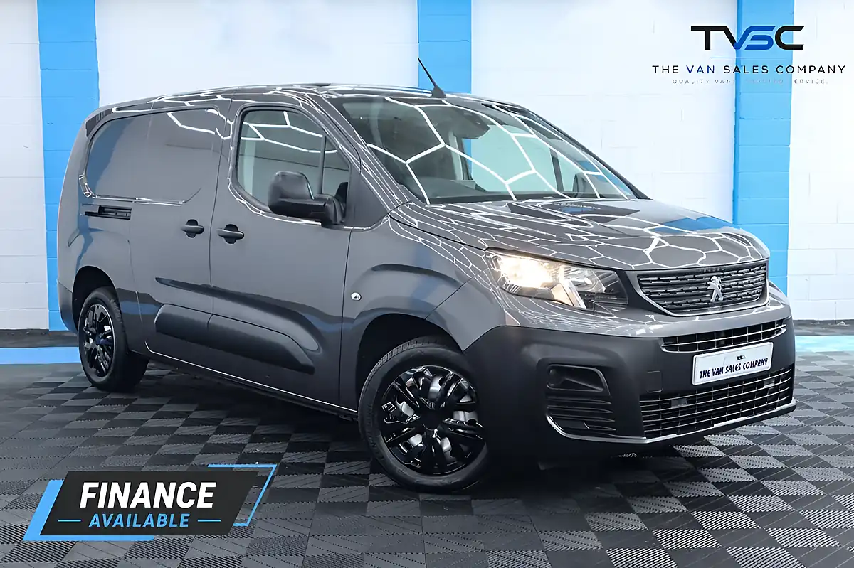 Used 2023 Peugeot Partner Professional Premium Nimbus Grey - Front View