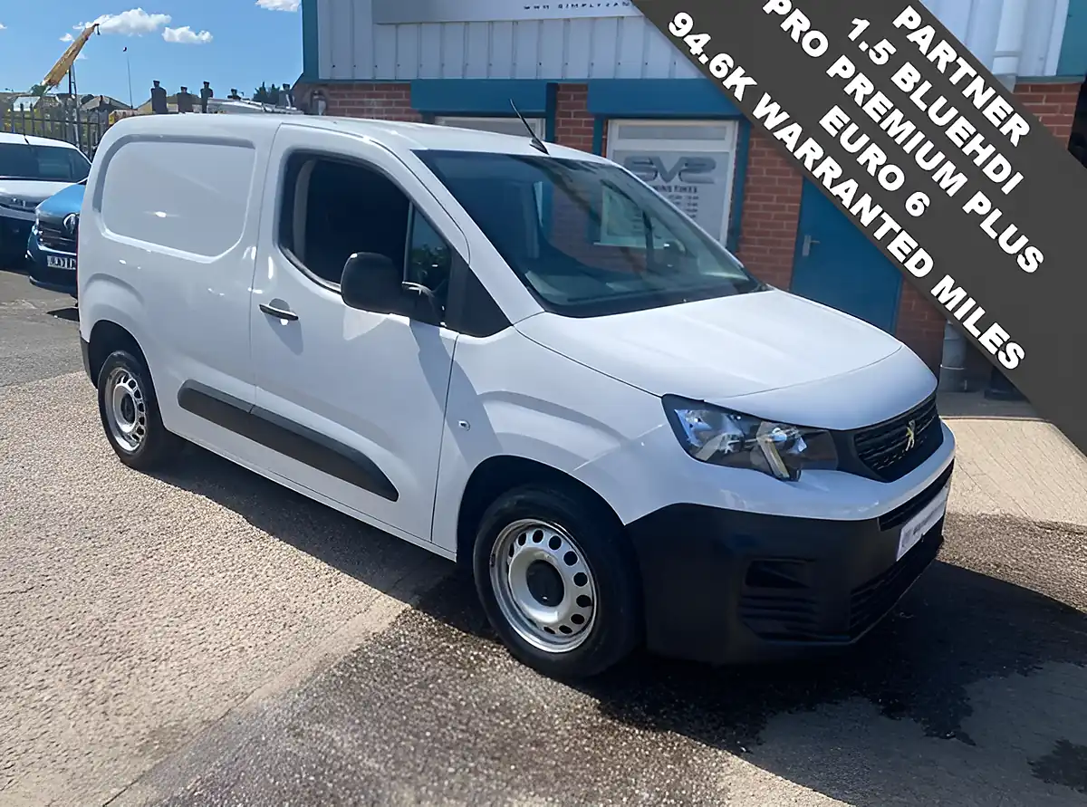 Used 2023 Peugeot Partner Professional Premium Plus White - Interior and Exterior details 2