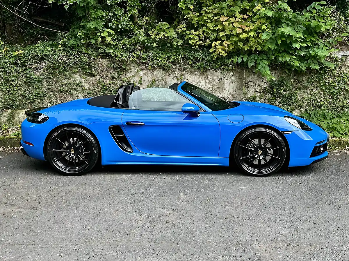 Used 2023 Porsche 718 Boxster Gts Shark Blue - Interior and Exterior details 10