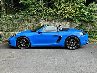 Used 2023 Porsche 718 Boxster Gts Shark Blue - Interior and Exterior details 11