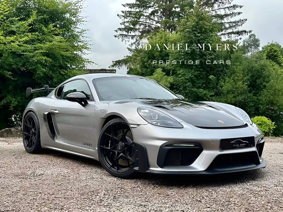 Used 2023 Porsche 718 Cayman GT4 RS GT Silver - Front View