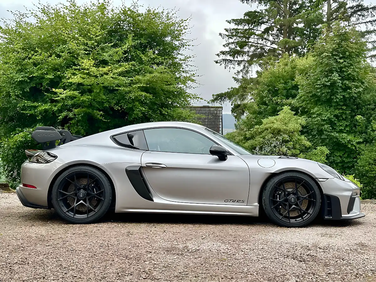 Used 2023 Porsche 718 Cayman GT4 RS GT Silver - Interior and Exterior details 3