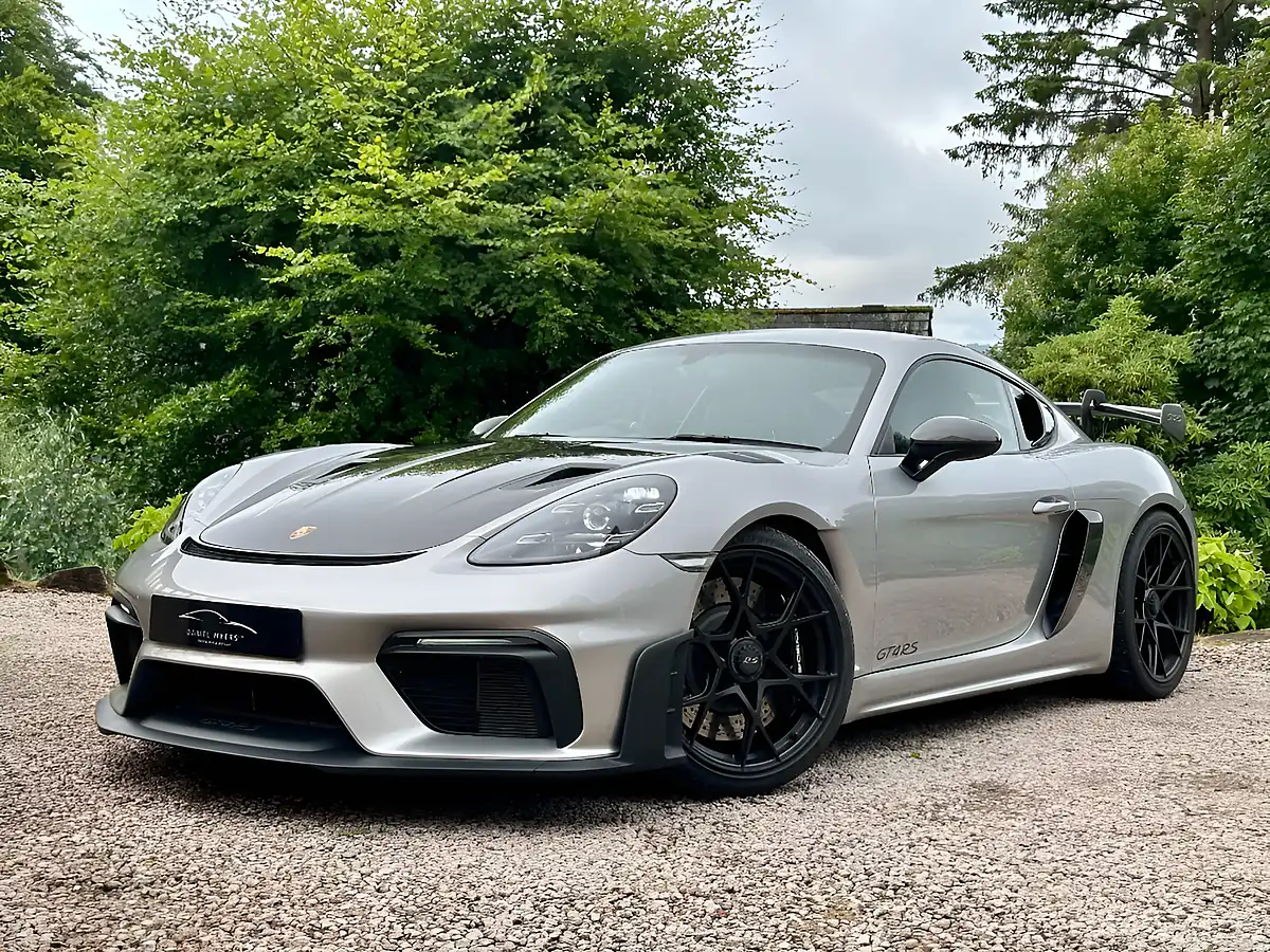 Used 2023 Porsche 718 Cayman GT4 RS GT Silver - Interior and Exterior details 6