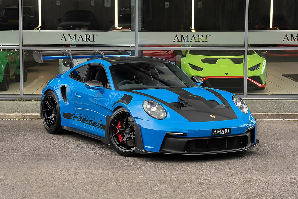 Used 2023 Porsche 911 992 GT3 RS Weissach Shark Blue - Front View