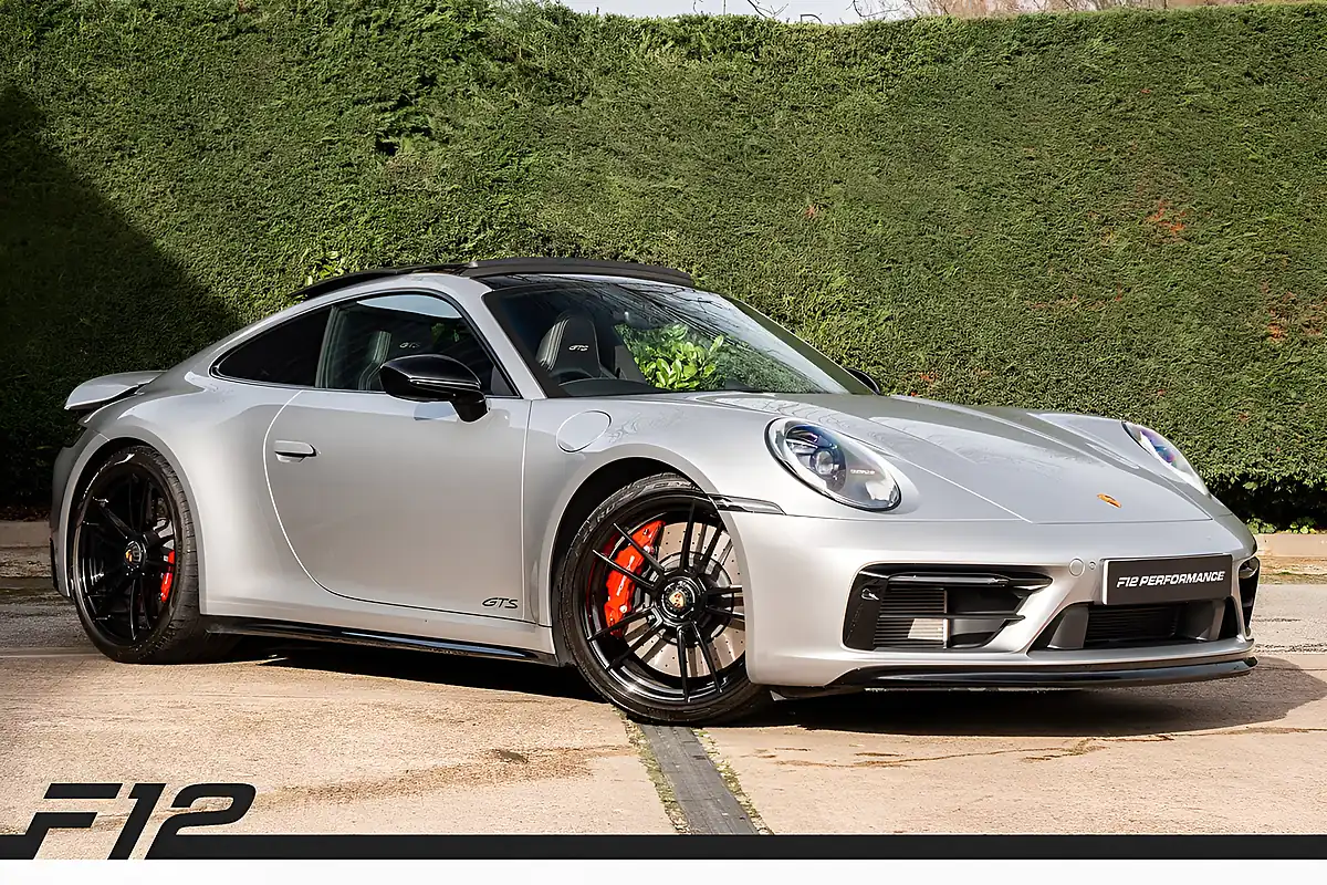 Used 2023 Porsche 911 Carrera 4 Gts Silver - Front View