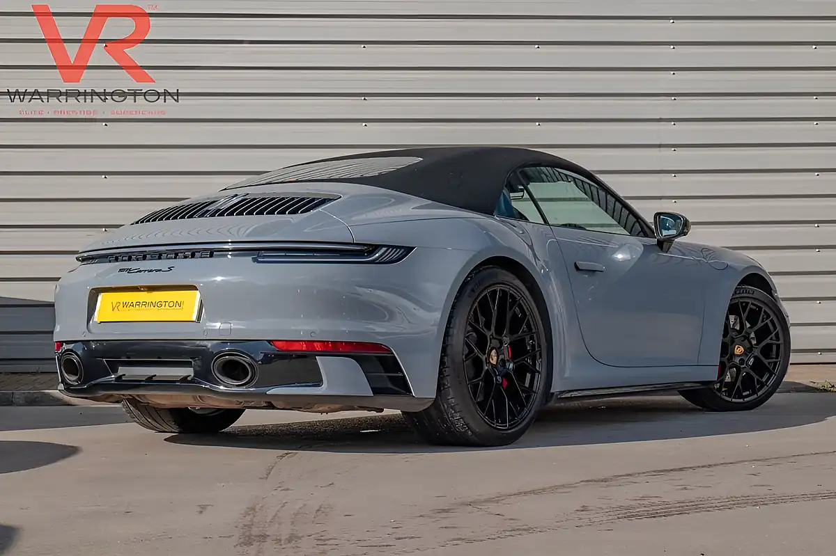 Used 2023 Porsche 911 Carrera S Convertible Arctic Grey - Interior and Exterior details 13