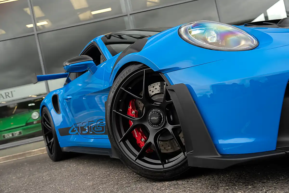 Used 2023 Porsche 911 GT3 RS Weissach Shark Blue - Interior and Exterior details 10