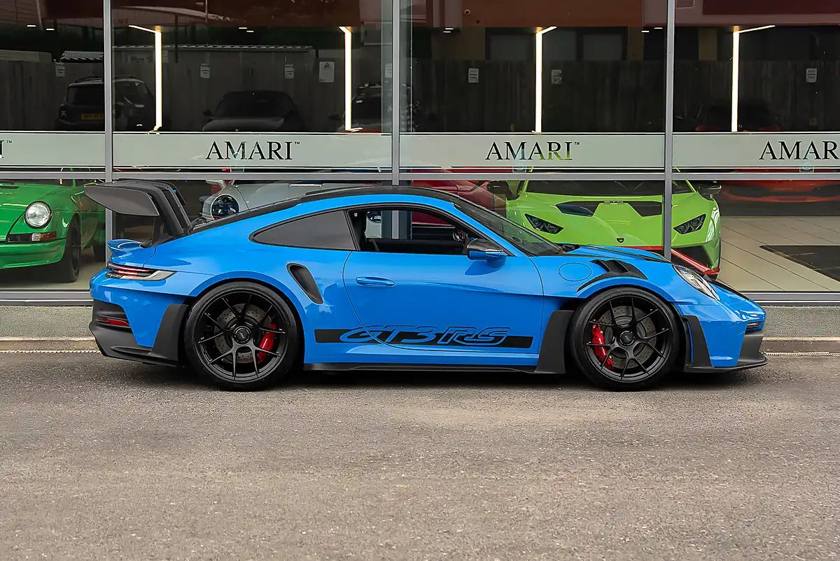 Used 2023 Porsche 911 GT3 RS Weissach Shark Blue - Interior and Exterior details 2