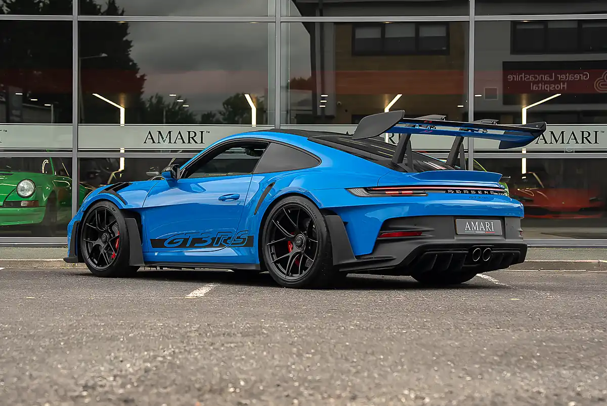 Used 2023 Porsche 911 GT3 RS Weissach Shark Blue - Interior and Exterior details 3