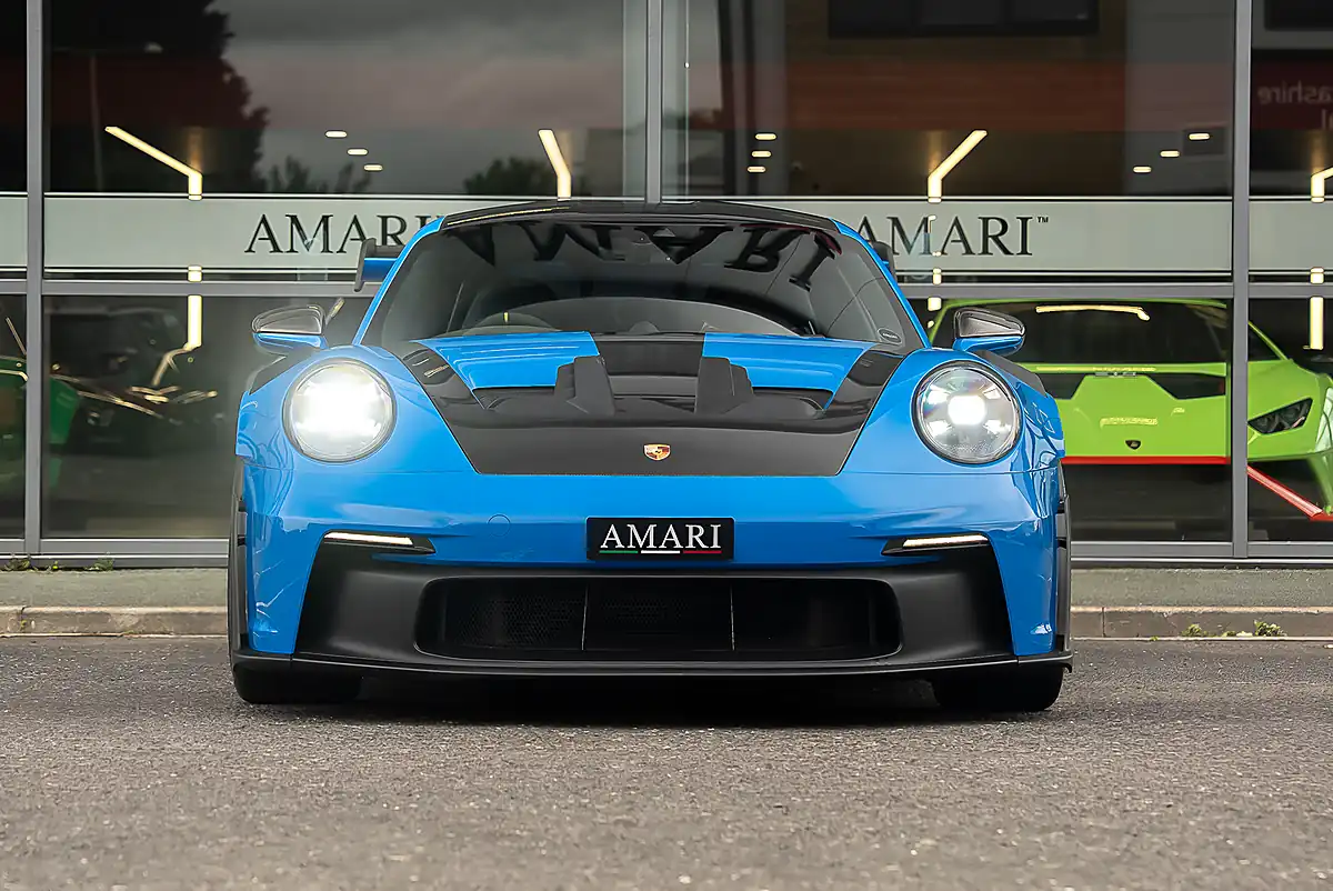 Used 2023 Porsche 911 GT3 RS Weissach Shark Blue - Interior and Exterior details 4