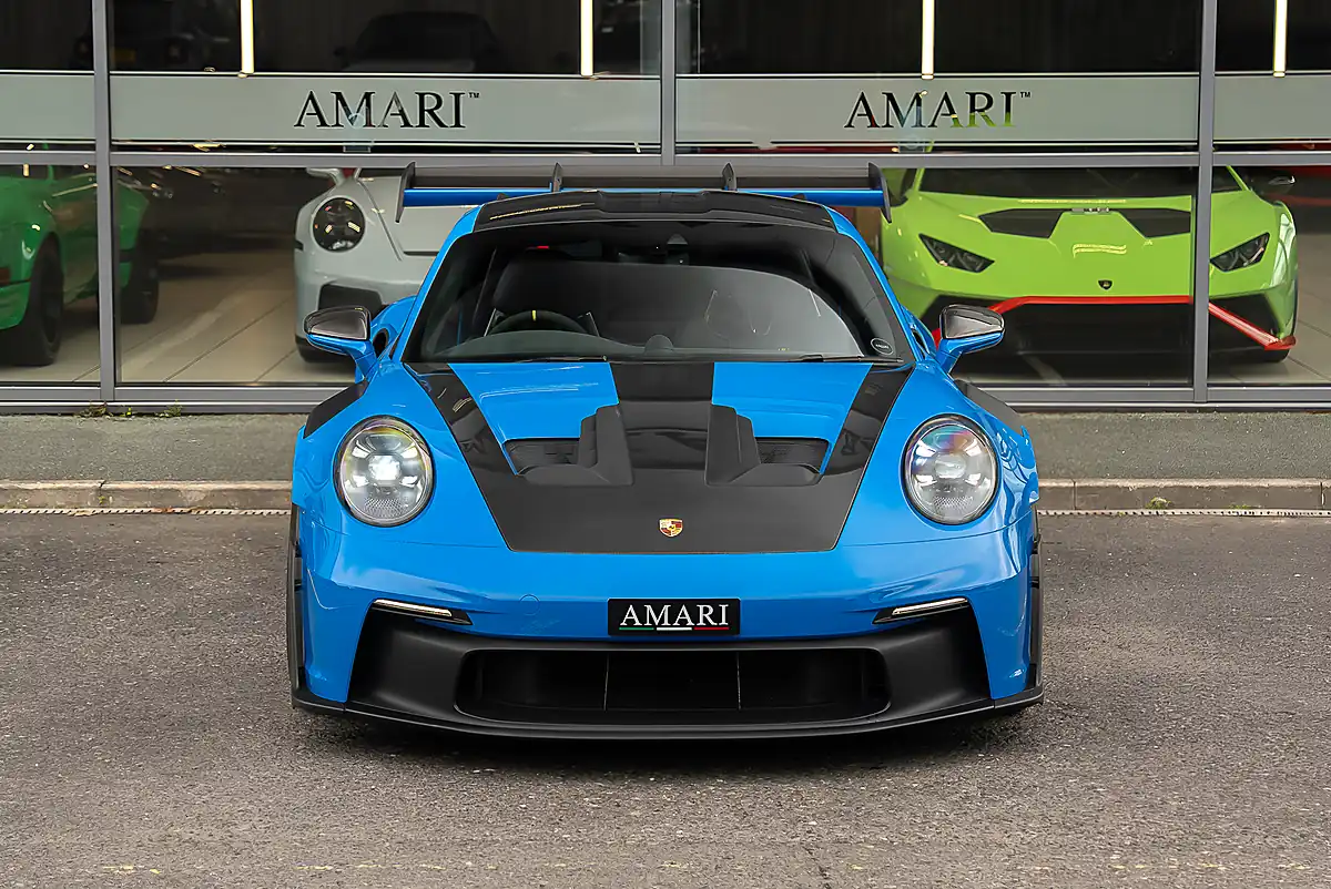 Used 2023 Porsche 911 GT3 RS Weissach Shark Blue - Interior and Exterior details 5