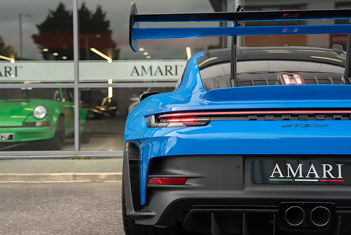 Used 2023 Porsche 911 GT3 RS Weissach Shark Blue - Interior and Exterior details 9