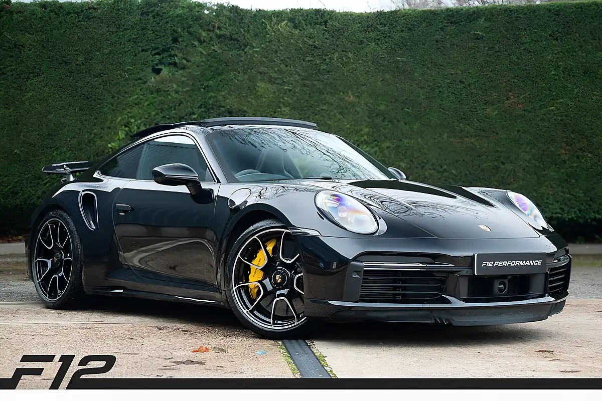 Used 2023 Porsche 911 Turbo S Black - Front View