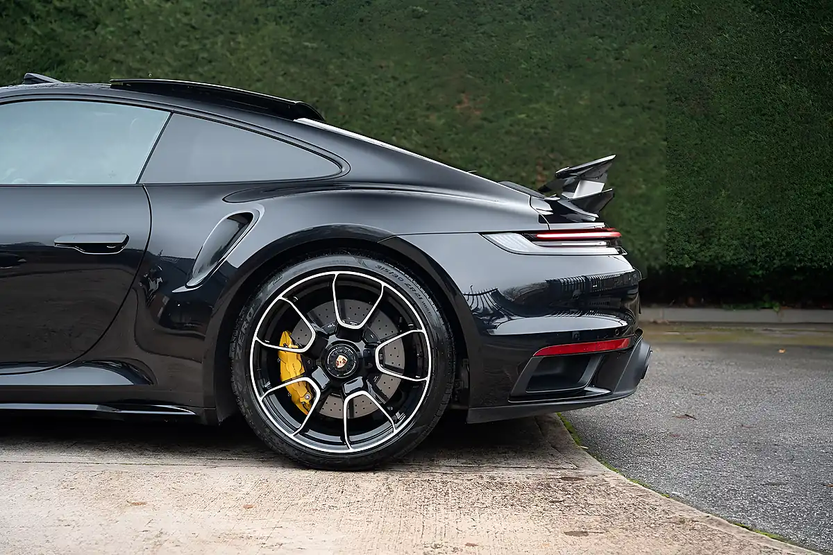 Used 2023 Porsche 911 Turbo S Black - Interior and Exterior details 17