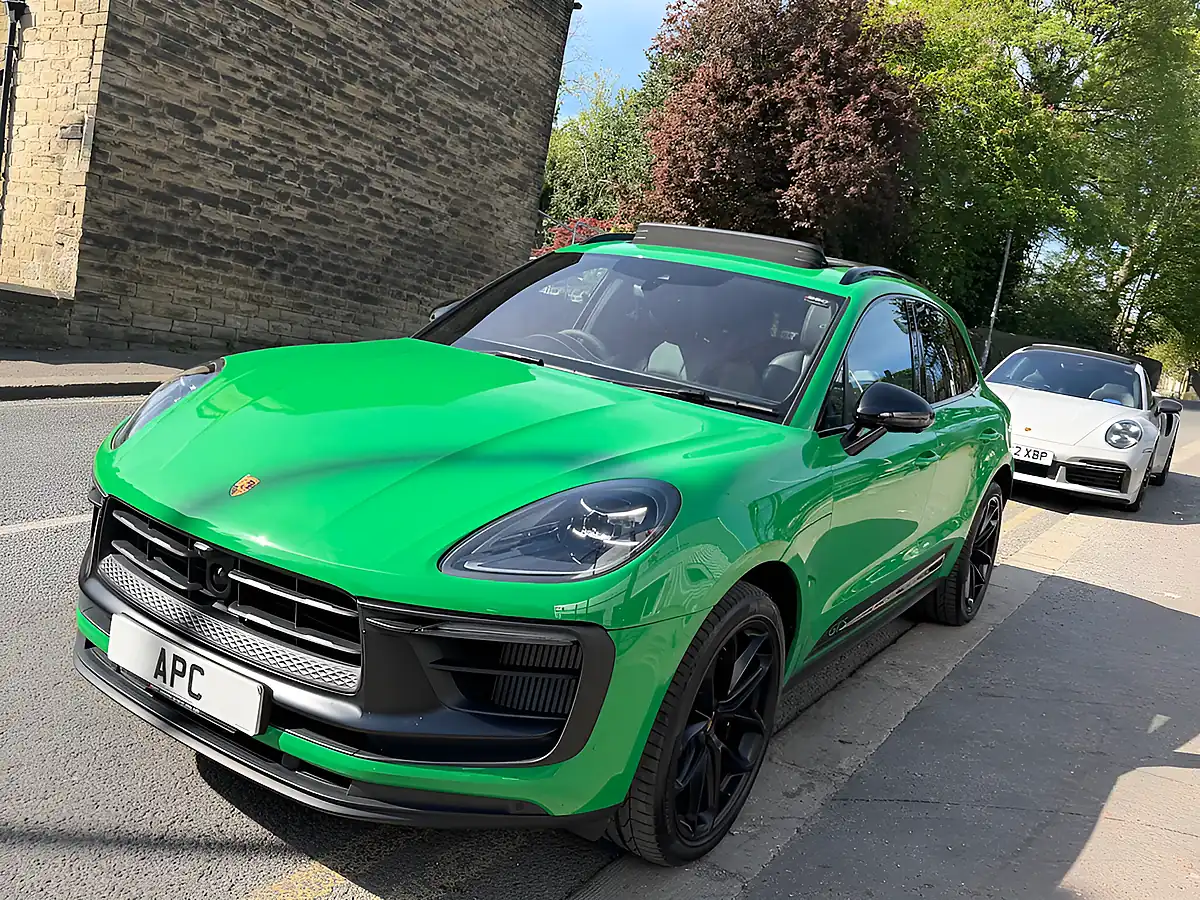 Used 2023 Porsche Macan Gts Green - Interior and Exterior details 3