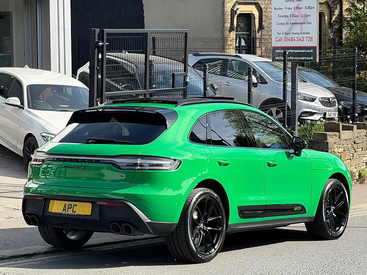 Used 2023 Porsche Macan Gts Green - Interior and Exterior details 6