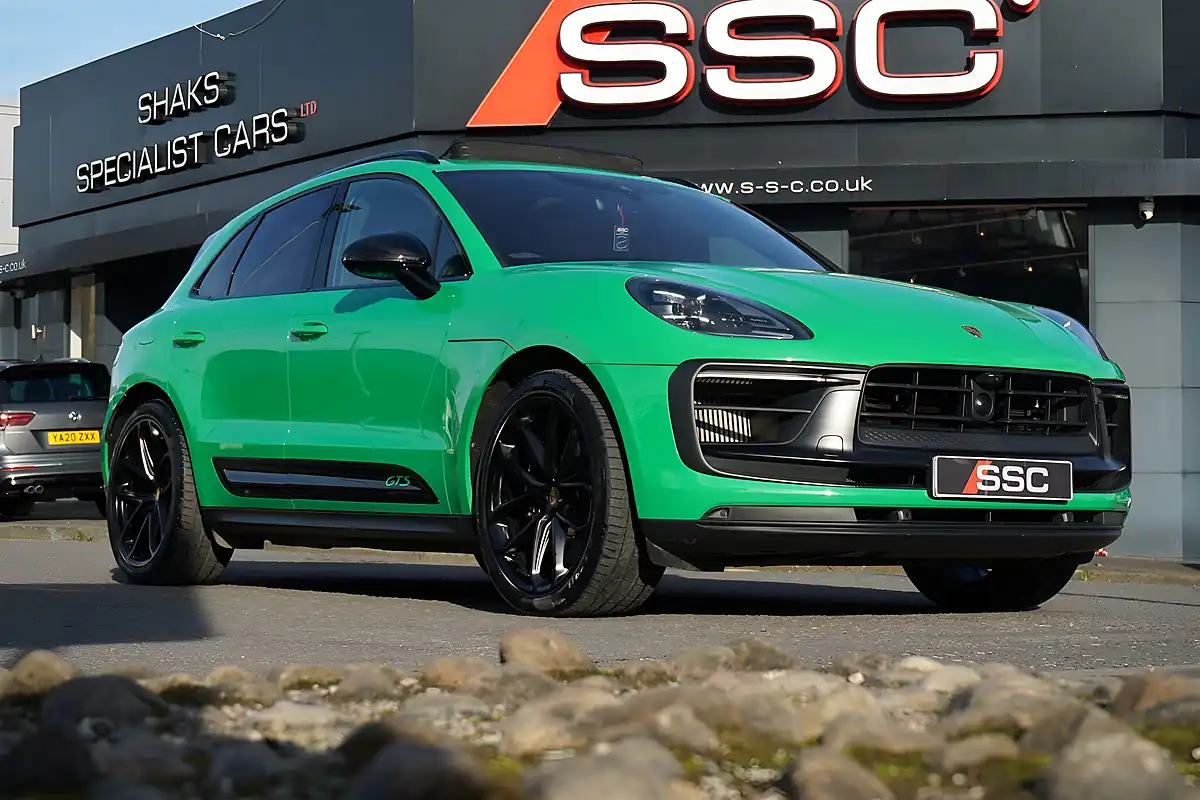 Used 2023 Porsche Macan Gts Green - Interior and Exterior details 4