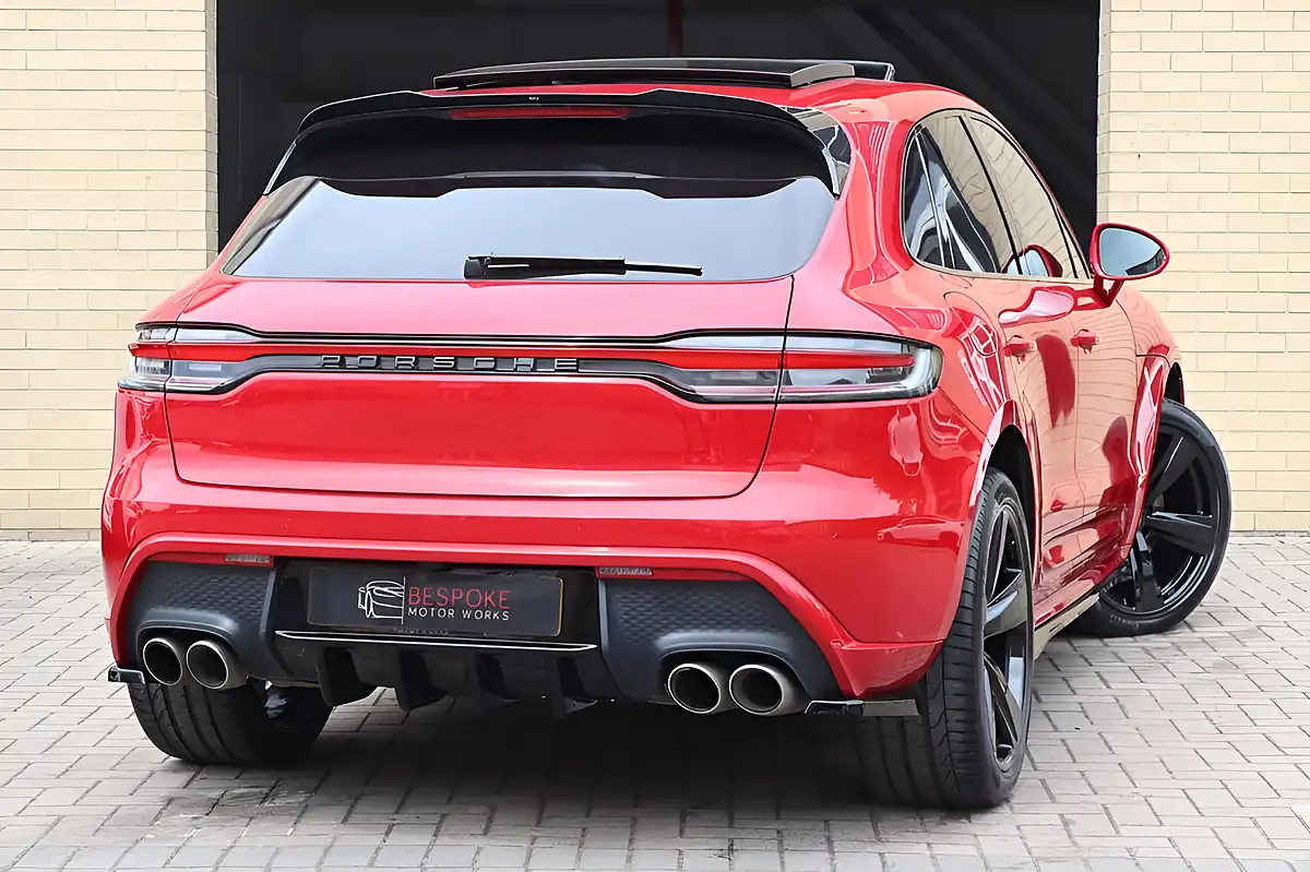 Used 2023 Porsche Macan S Carmine Red - Interior and Exterior details 3