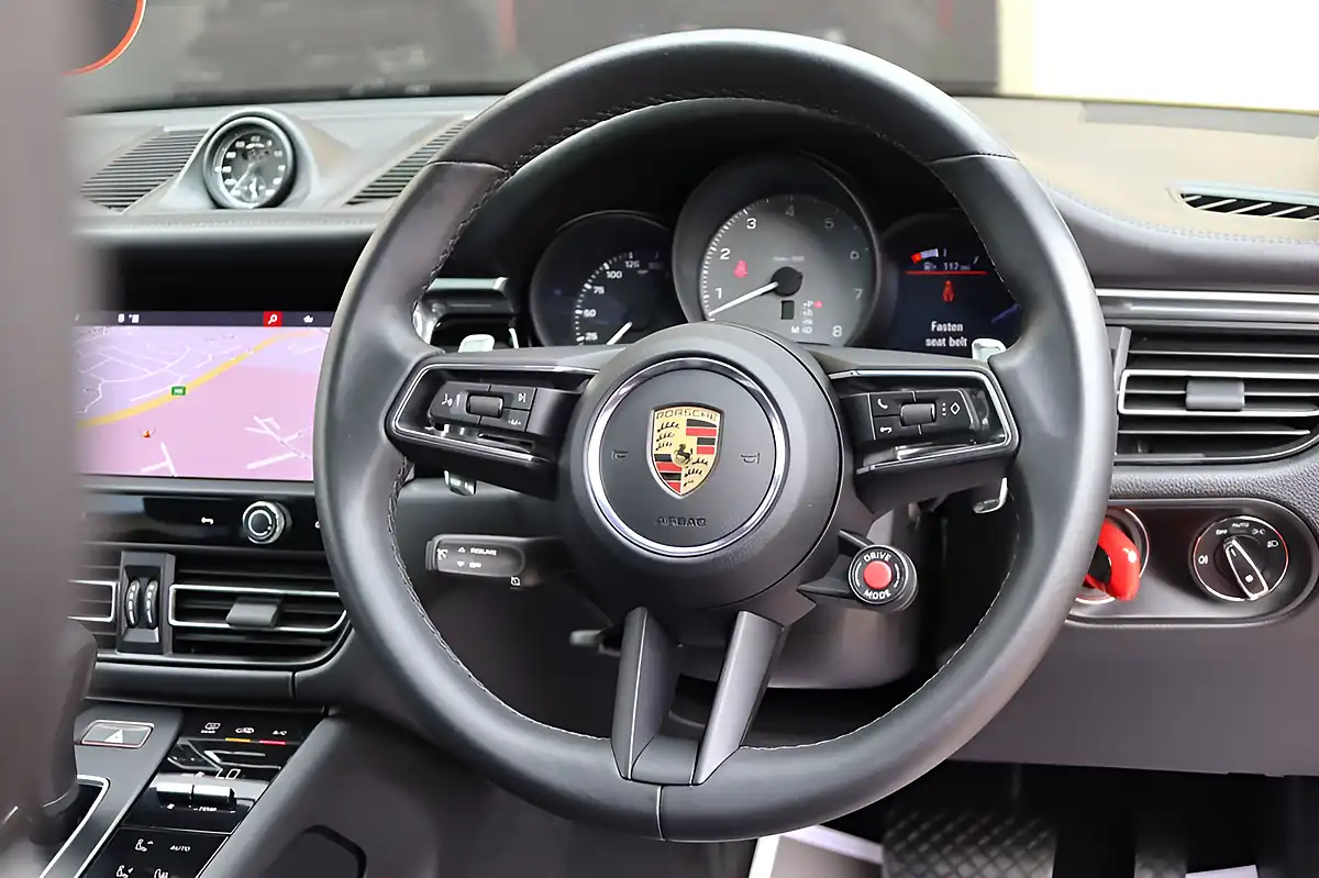 Used 2023 Porsche Macan S Carmine Red - Interior and Exterior details 6