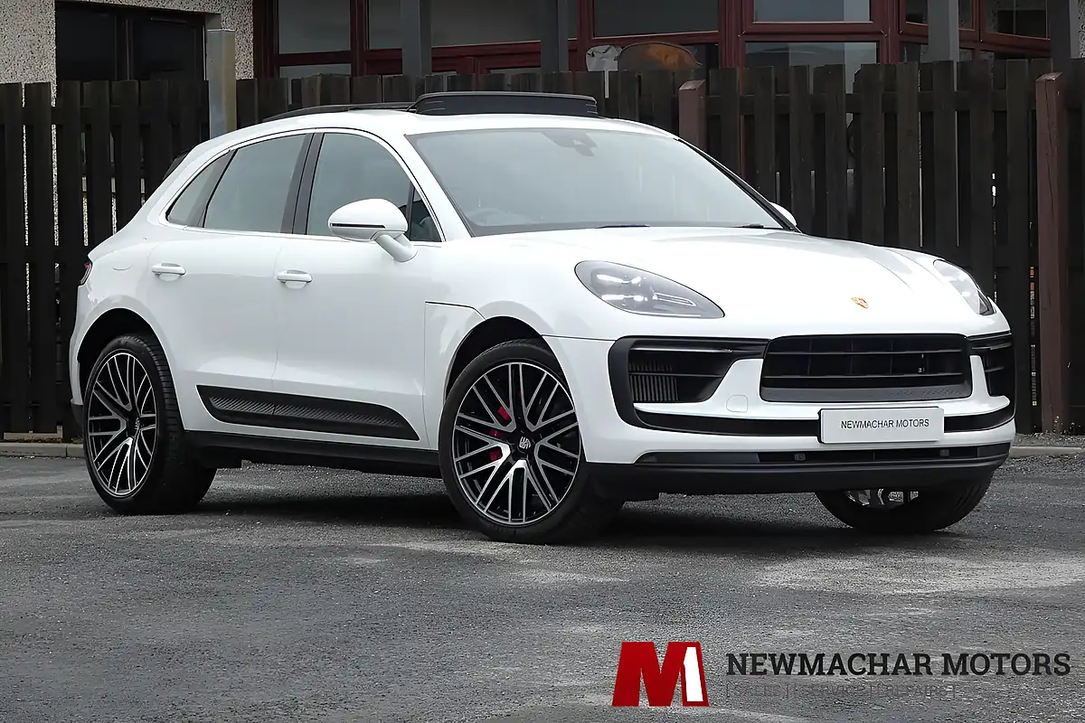Used 2023 Porsche Macan S White - Front View