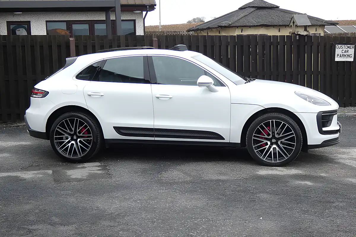 Used 2023 Porsche Macan S White - Interior and Exterior details 2
