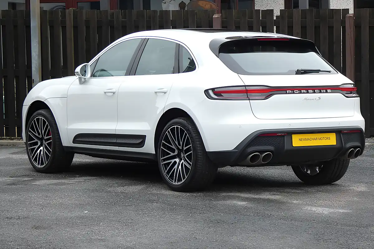 Used 2023 Porsche Macan S White - Interior and Exterior details 4