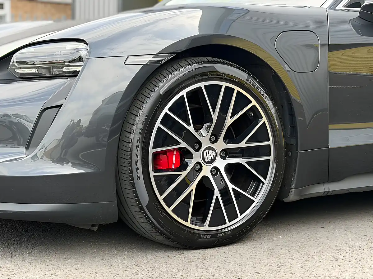 Used 2023 Porsche Taycan 4S Sport Turismo Volcano Grey - Interior and Exterior details 10