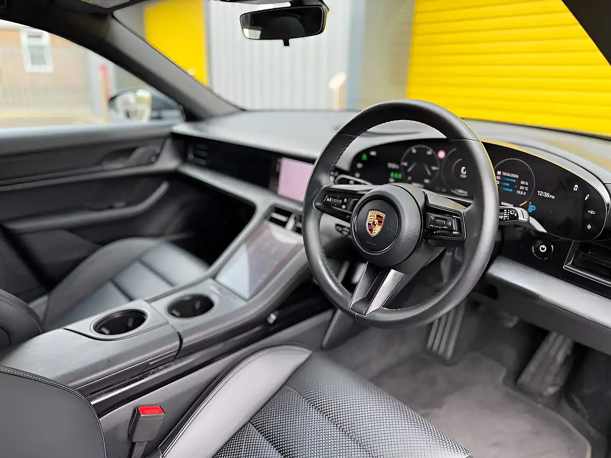 Used 2023 Porsche Taycan 4S Sport Turismo Volcano Grey - Interior and Exterior details 17