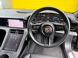 Used 2023 Porsche Taycan 4S Sport Turismo Volcano Grey - Interior and Exterior details 2