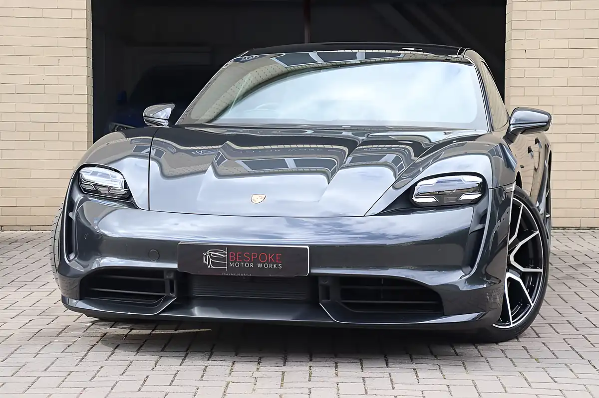 Used 2023 Porsche Taycan Performance Plus Grey - Front View