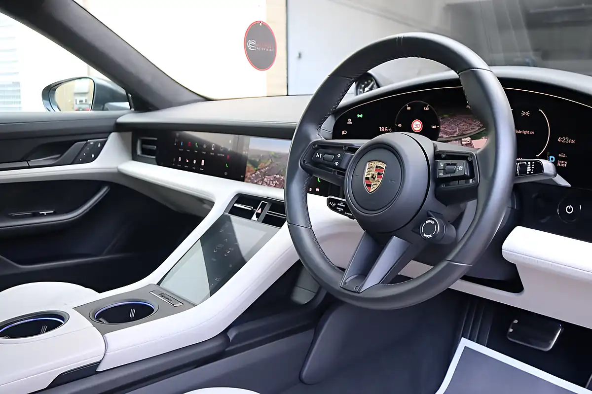 Used 2023 Porsche Taycan Performance Plus Grey - Interior and Exterior details 2