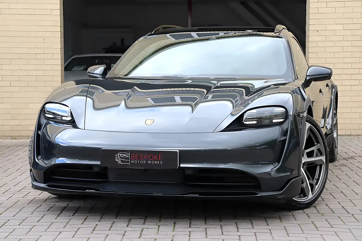 Used 2023 Porsche Taycan Performance Plus Grey - Front View