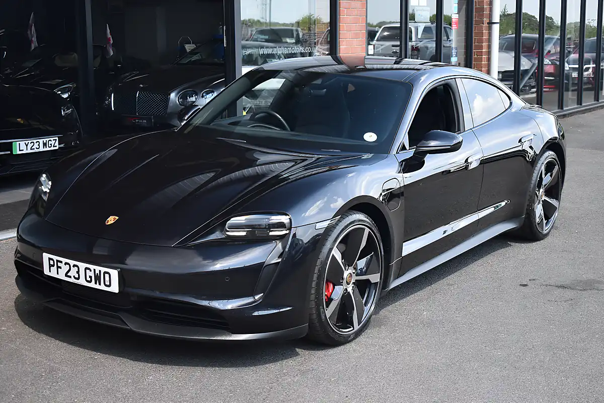 Used 2023 Porsche Taycan Performance Plus Jet Black - Interior and Exterior details 10