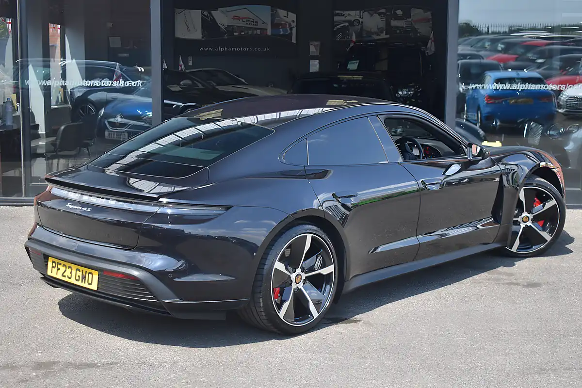 Used 2023 Porsche Taycan Performance Plus Jet Black - Interior and Exterior details 5